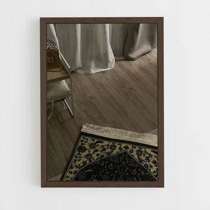ap-prayer mat-2 cadre Bois foncé
