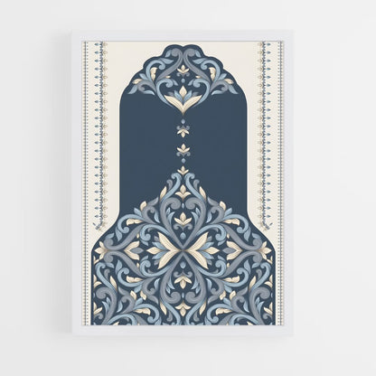 ap-prayer mat-4 cadre Blanc