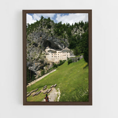 ap-predjama castle-1 cadre Bois foncé
