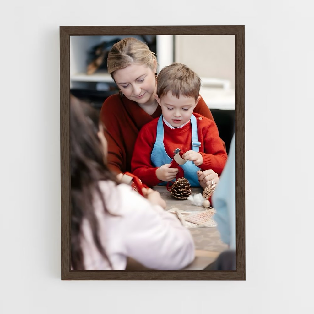 ap-prince charles-4 cadre Bois foncé