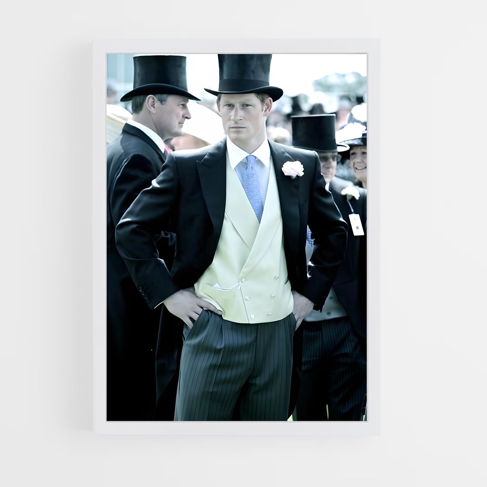 ap-prince harry-12 cadre Blanc