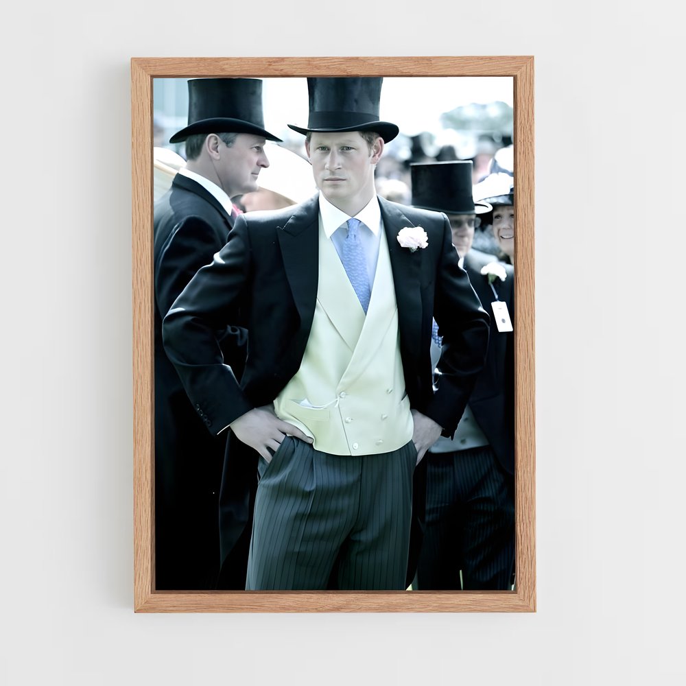 ap-prince harry-12 cadre Bois clair
