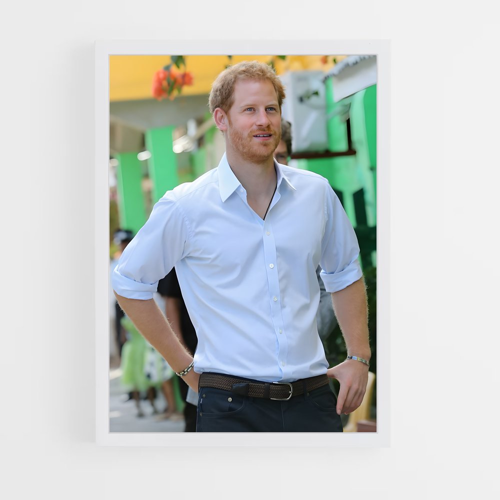 ap-prince harry-17 cadre Blanc
