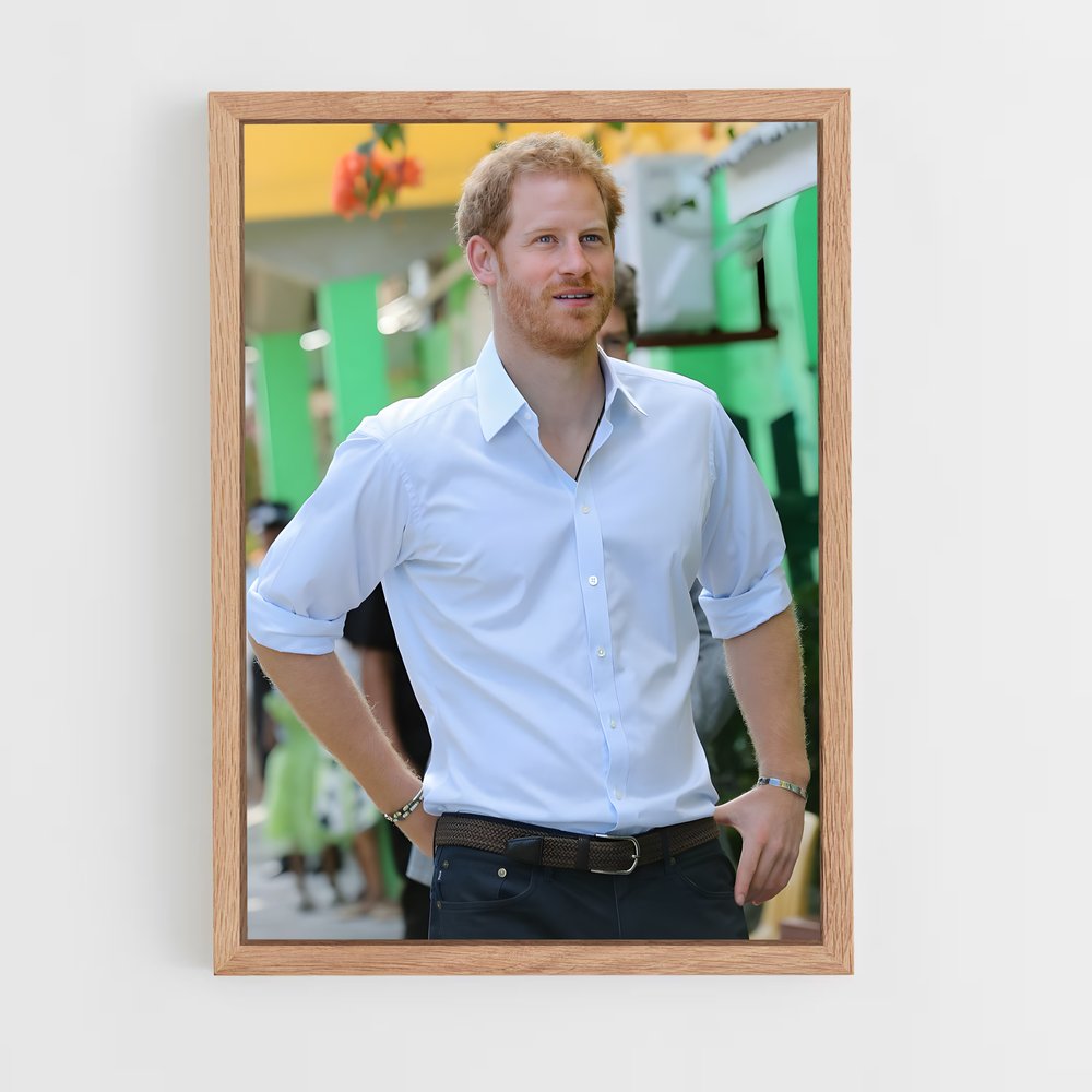 ap-prince harry-17 cadre Bois clair