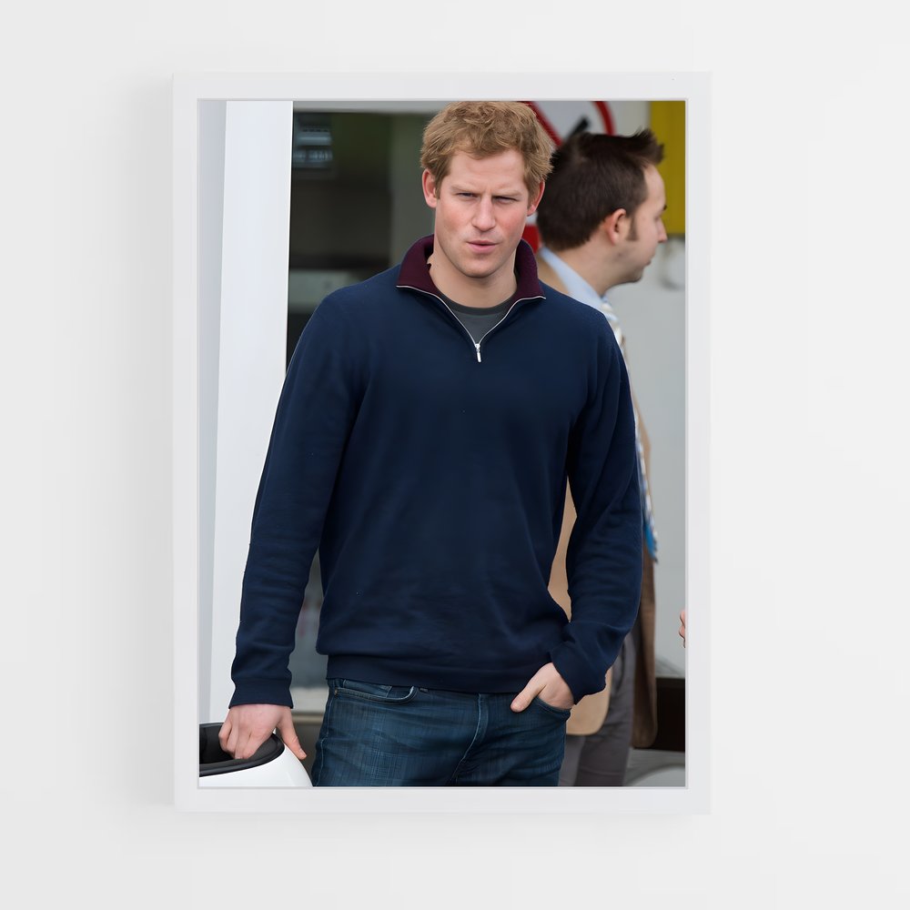 ap-prince harry-18 cadre Blanc