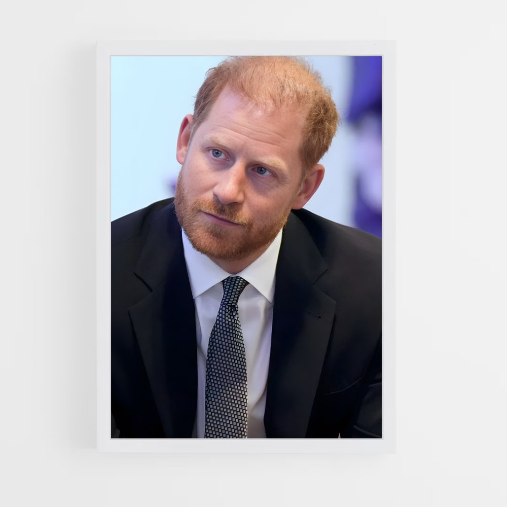 ap-prince harry-3 cadre Blanc