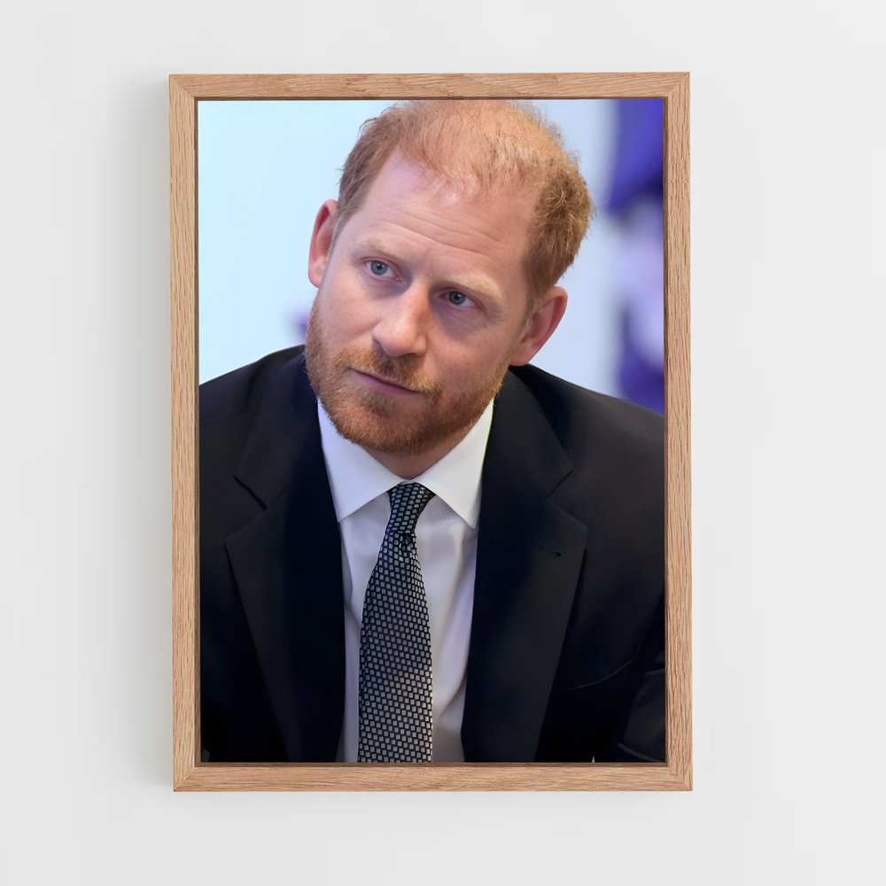 ap-prince harry-3 cadre Bois clair