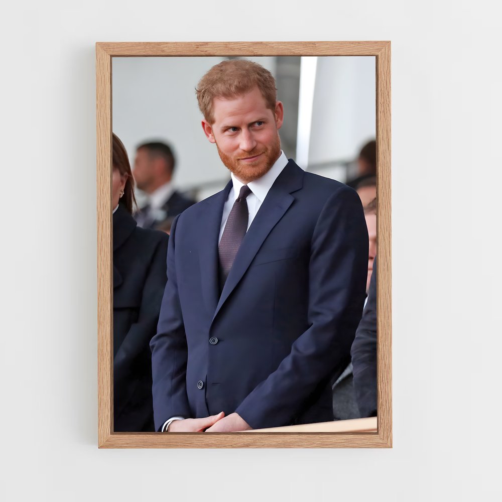 ap-prince harry-4 cadre Bois clair