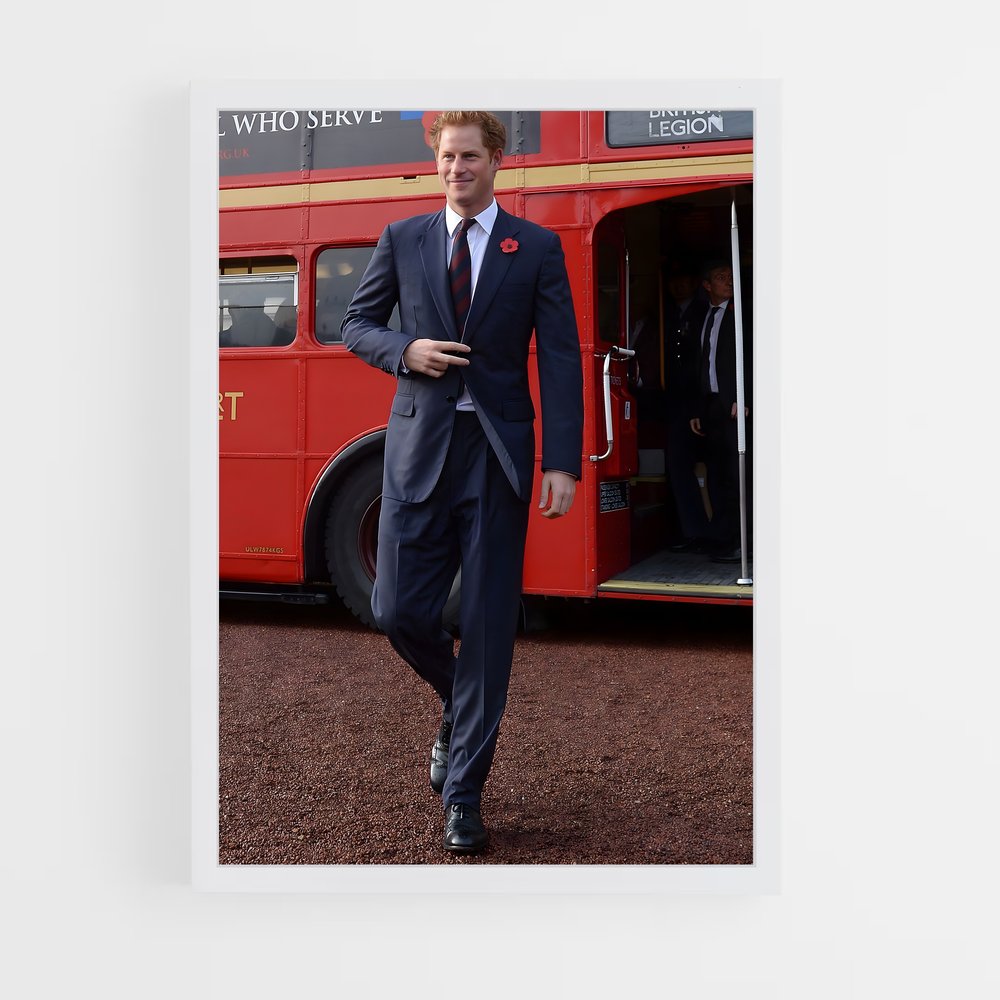 ap-prince harry-6 cadre Blanc