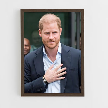 ap-prince harry-9 cadre Bois foncé