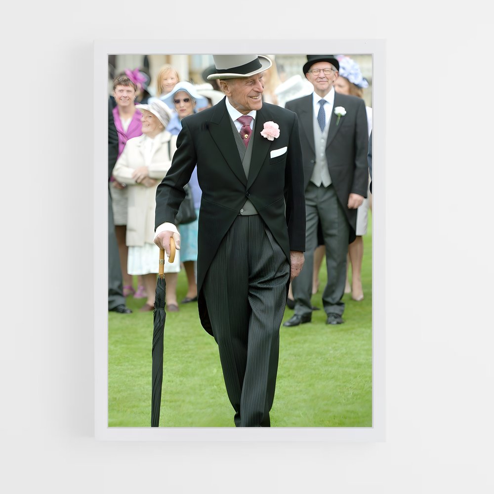 ap-prince philip duke of edinburgh-1 cadre Blanc