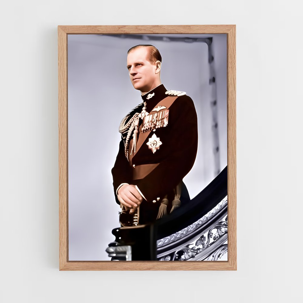 ap-prince philip duke of edinburgh-3 cadre Bois clair