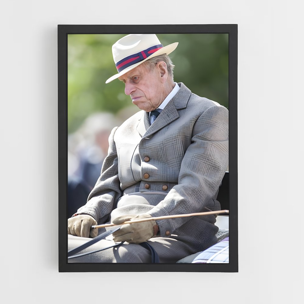 ap-prince philip duke of edinburgh-6 cadre Noir