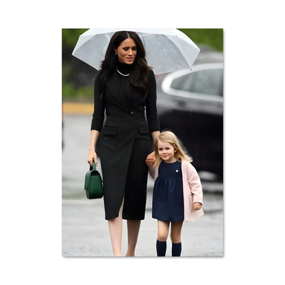 Poster Sous la Pluie