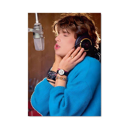 Poster Chanteuse Étoilée