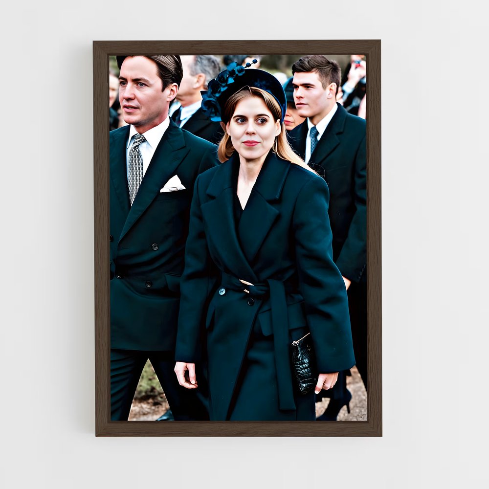 ap-princess beatrice-1 cadre Bois foncé