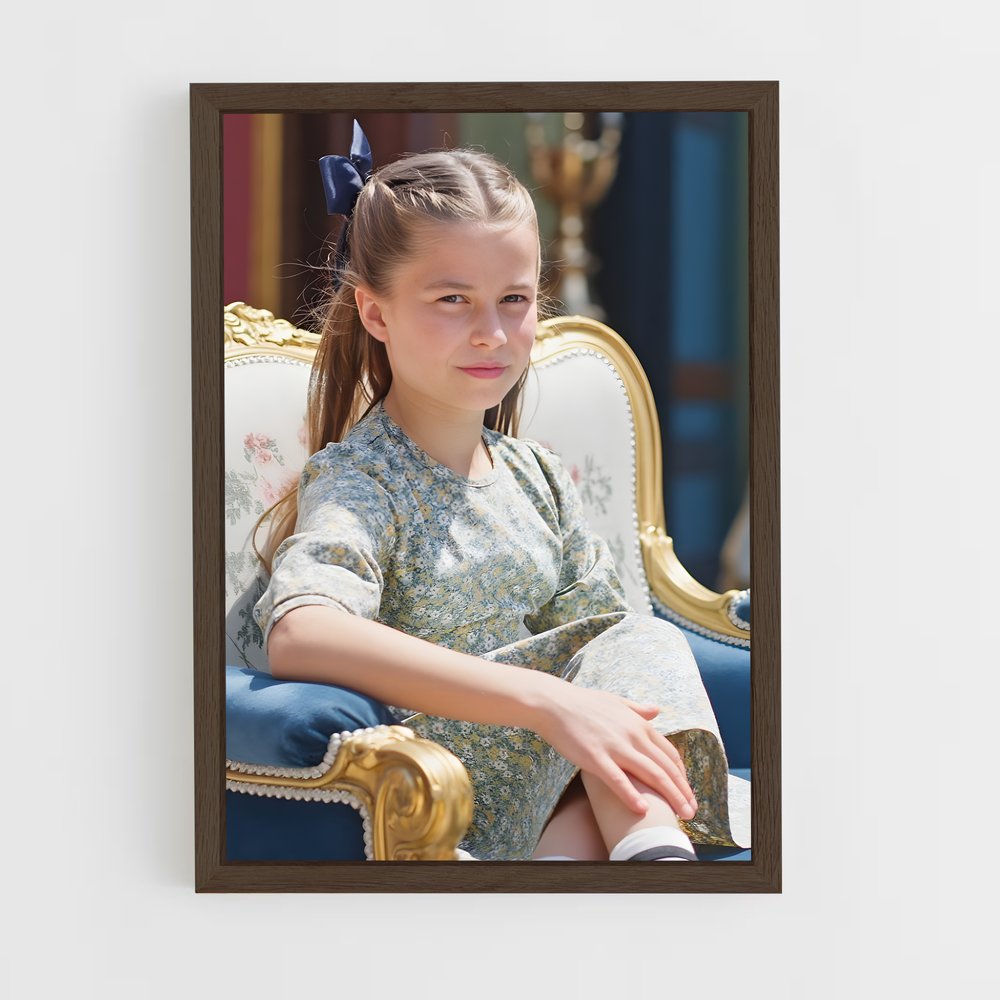 ap-princess charlotte-5 cadre Bois foncé