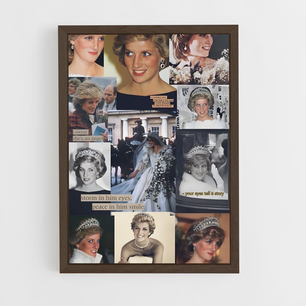 ap-princess diana-17 cadre Bois foncé