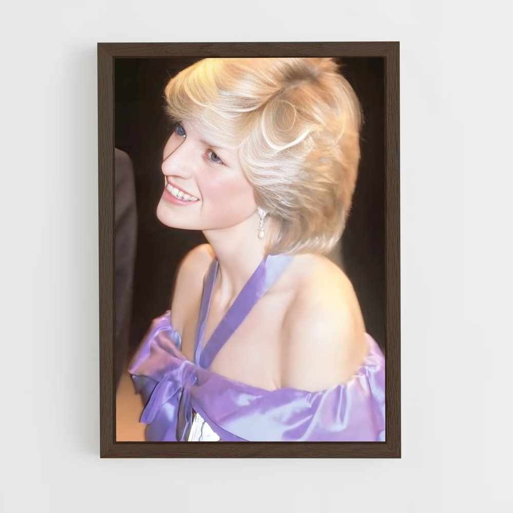 ap-princess diana-8 cadre Bois foncé