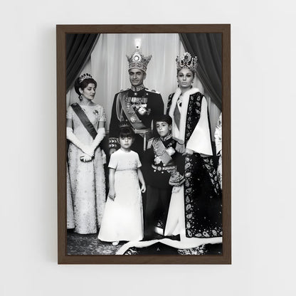 ap-princess farahnaz pahlavi-3 cadre Bois foncé