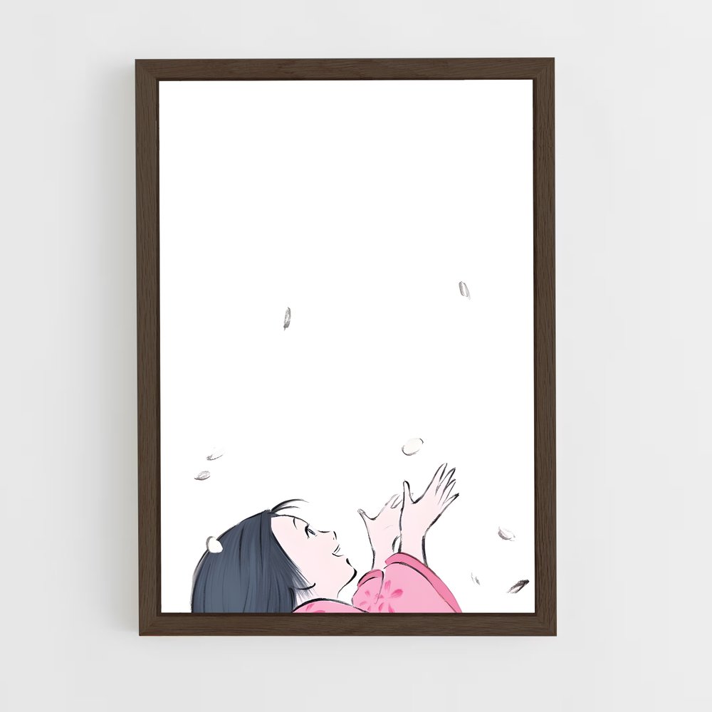 ap-princess kaguya-5 cadre Bois foncé