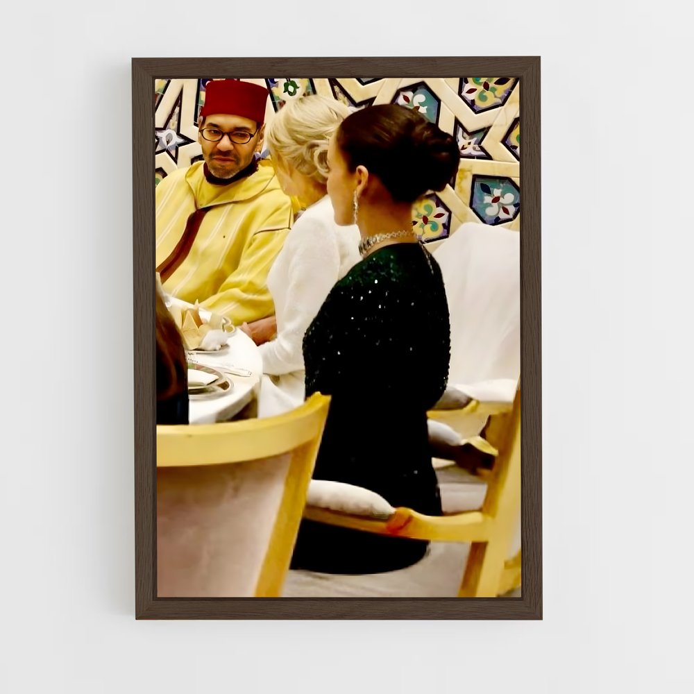 ap-princess lalla khadija-6 cadre Bois foncé