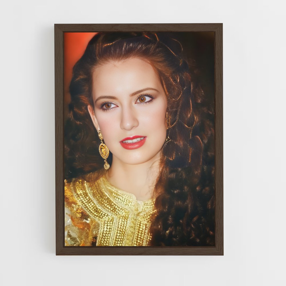 ap-princess lalla salma-1 cadre Bois foncé