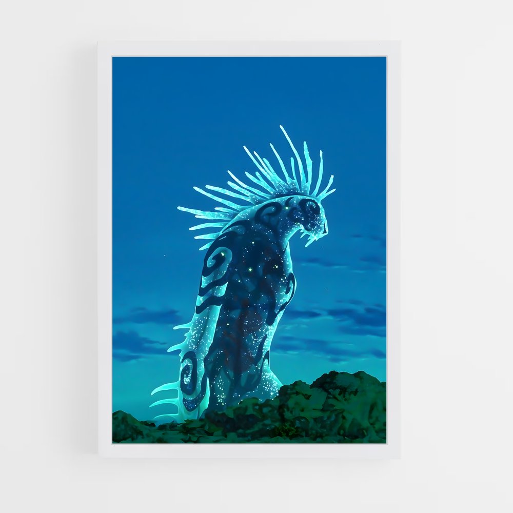 ap-princess mononoke-4 cadre Blanc