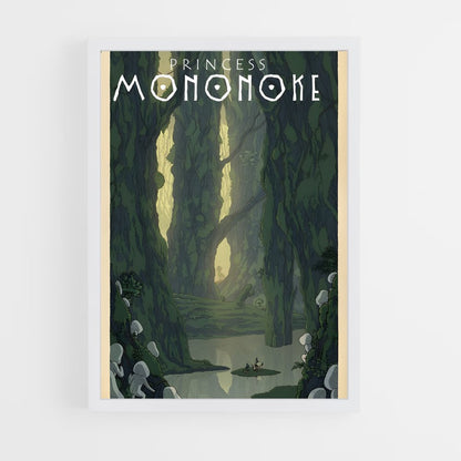 ap-princess mononoke-6 cadre Blanc
