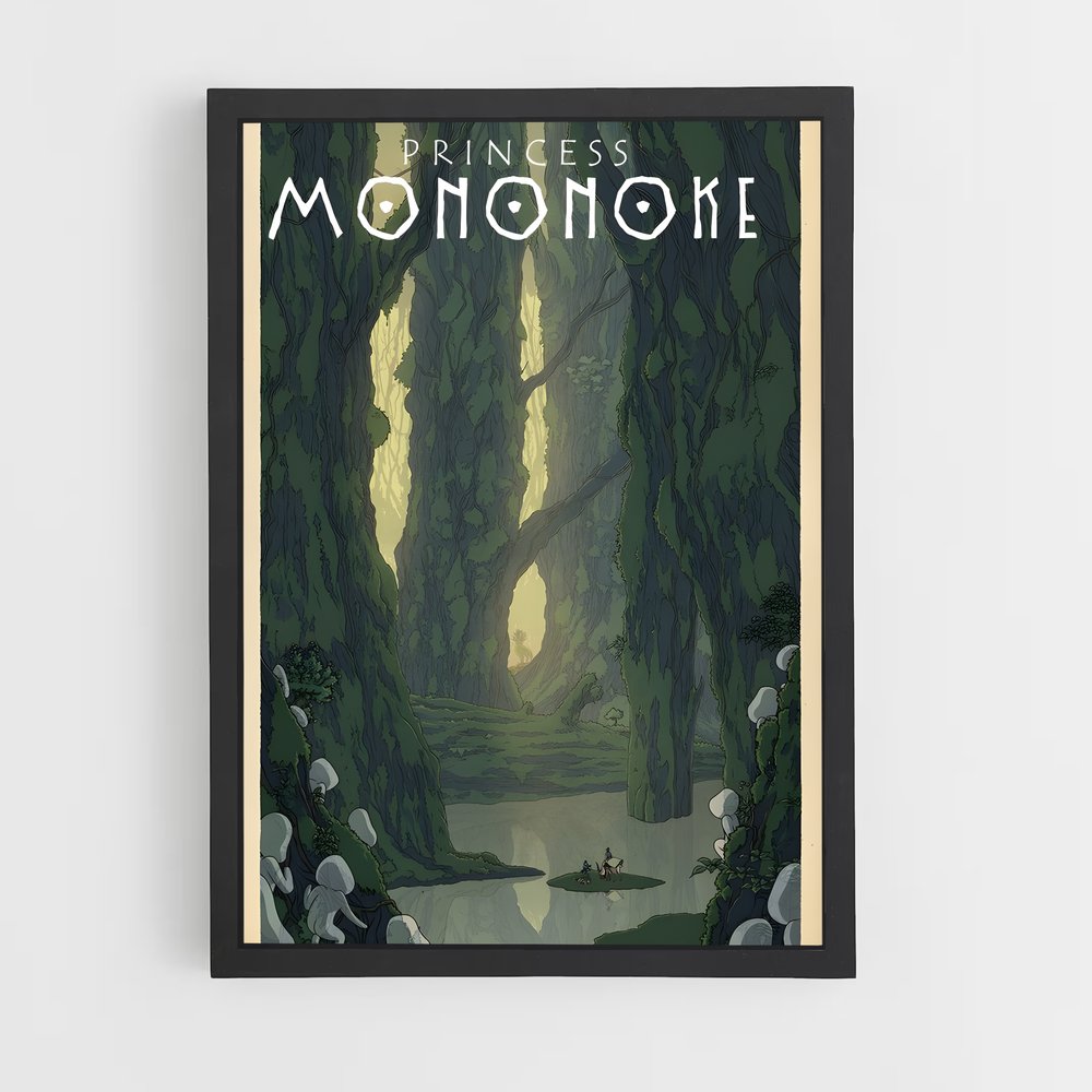 ap-princess mononoke-6 cadre Noir