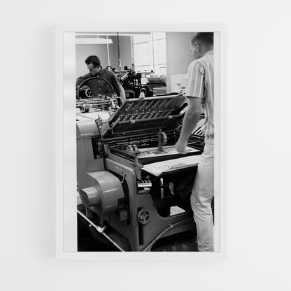 ap-printing press-4 cadre Blanc