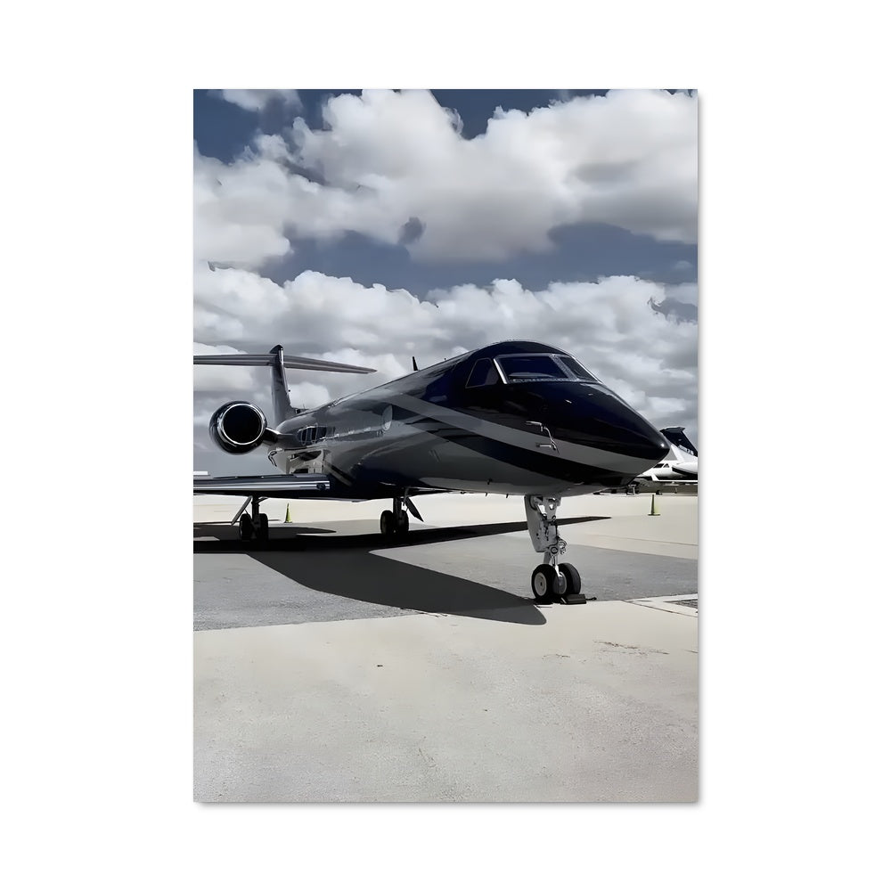 Poster Jet Privé en Escale