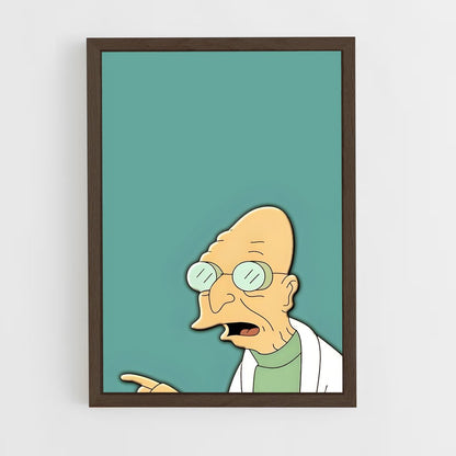 ap-professor farnsworth-1 cadre Bois foncé