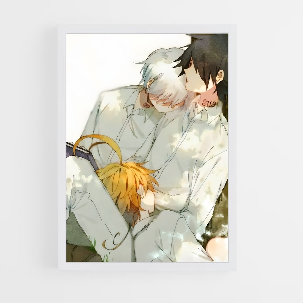 ap-promised neverland-3 cadre Blanc