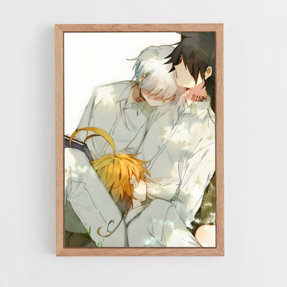 ap-promised neverland-3 cadre Bois clair