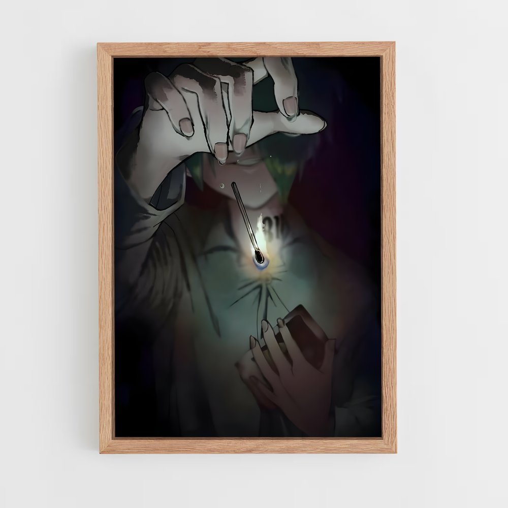 ap-promised neverland-4 cadre Bois clair