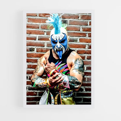 ap-psycho clown-5 cadre Blanc