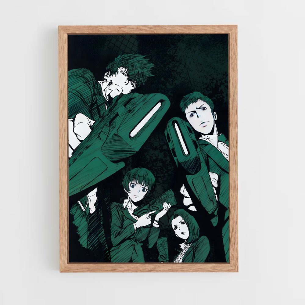 ap-psycho pass-2 cadre Bois clair