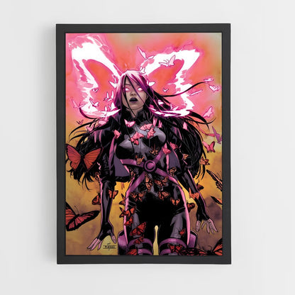 ap-psylocke x-men-3 cadre Noir