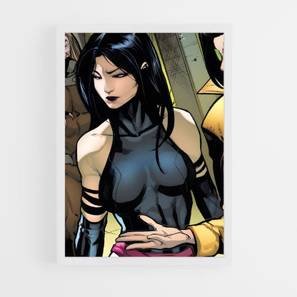 ap-psylocke x-men-4 cadre Blanc