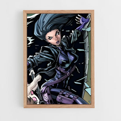 ap-psylocke x-men-6 cadre Bois clair