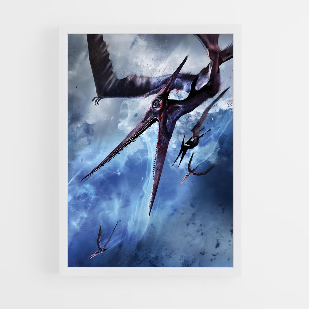 ap-pteranodon-3 cadre Blanc