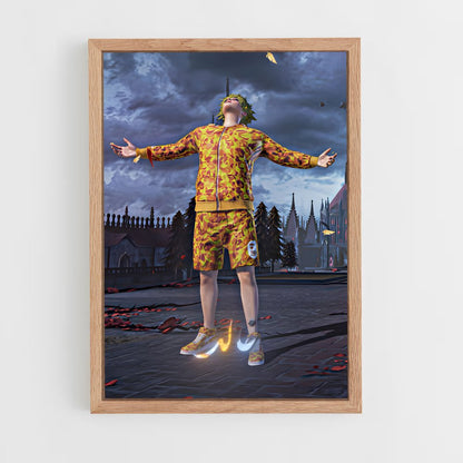 ap-pubg-3 cadre Bois clair