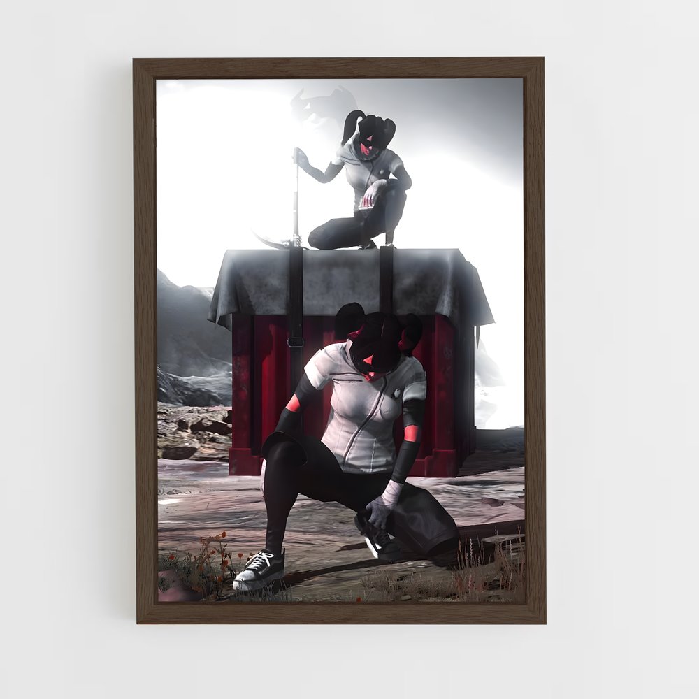 ap-pubg-9 cadre Bois foncé