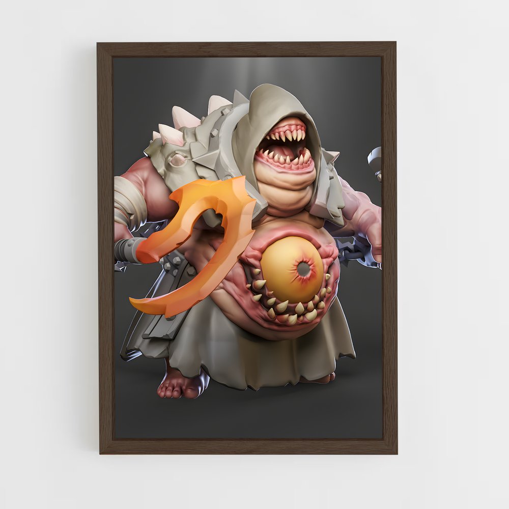 ap-pudge-4 cadre Bois foncé