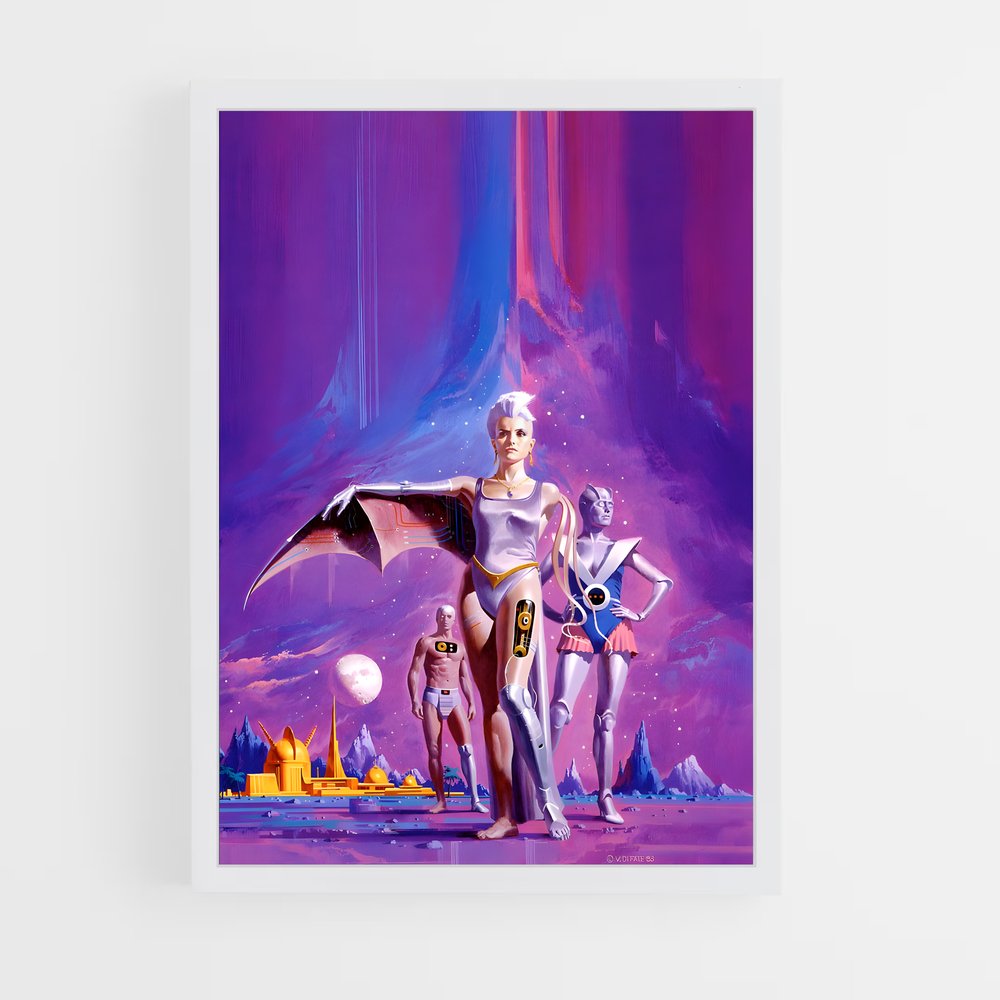 ap-pulp sci fi-1 cadre Blanc