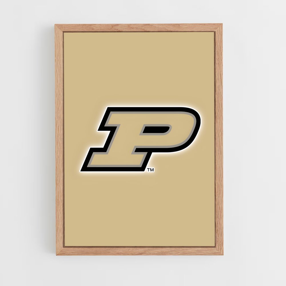 ap-purdue boilermakers-1 cadre Bois clair