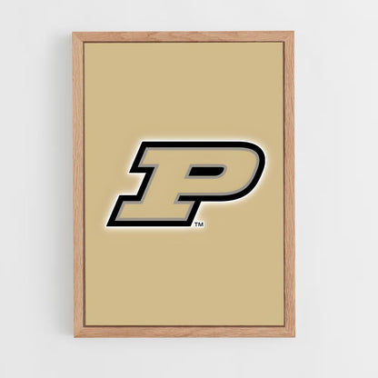 ap-purdue boilermakers-1 cadre Bois clair