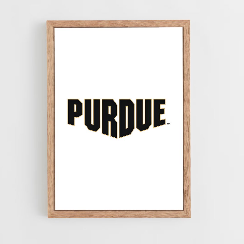 ap-purdue boilermakers-3 cadre Bois clair