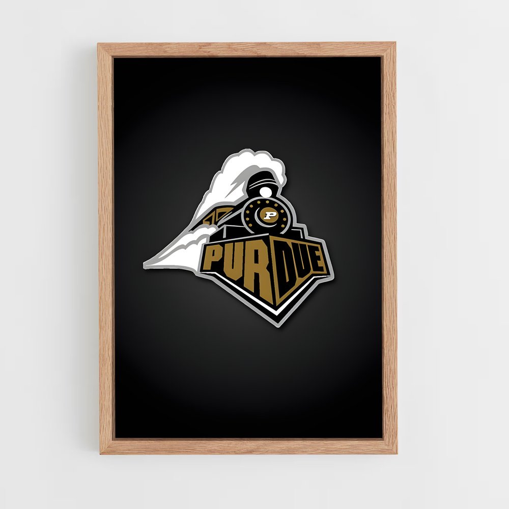 ap-purdue boilermakers-4 cadre Bois clair